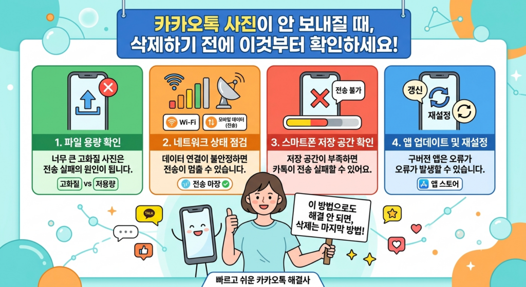 카톡 사진 안 보내짐