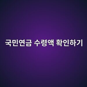 내 국민연금 얼마나 될까? 정부24로 바로 확인하기 5 eab5adebafbcec97b0eab888 ec8898eba0b9ec95a1 ed9995ec9db8ed9598eab8b0 1788632223